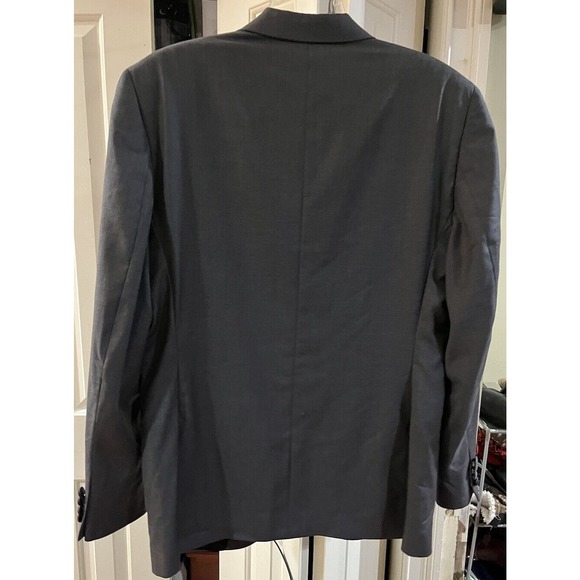 Men’s Vera Wang‎ Black 42R Wool Blazer Double Vent - Picture 2 of 10